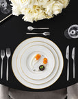 Anmut Gold Deep Plate 22cm