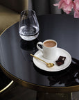 Metrochic Blanc Saucer for Espresso Cup 14 cm