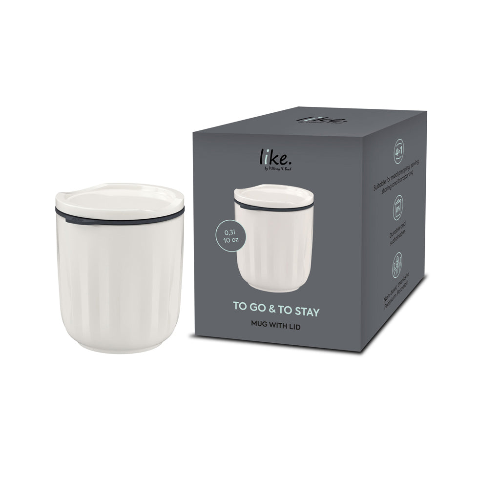To Go &amp; To Stay Mug With Lid 290 ml