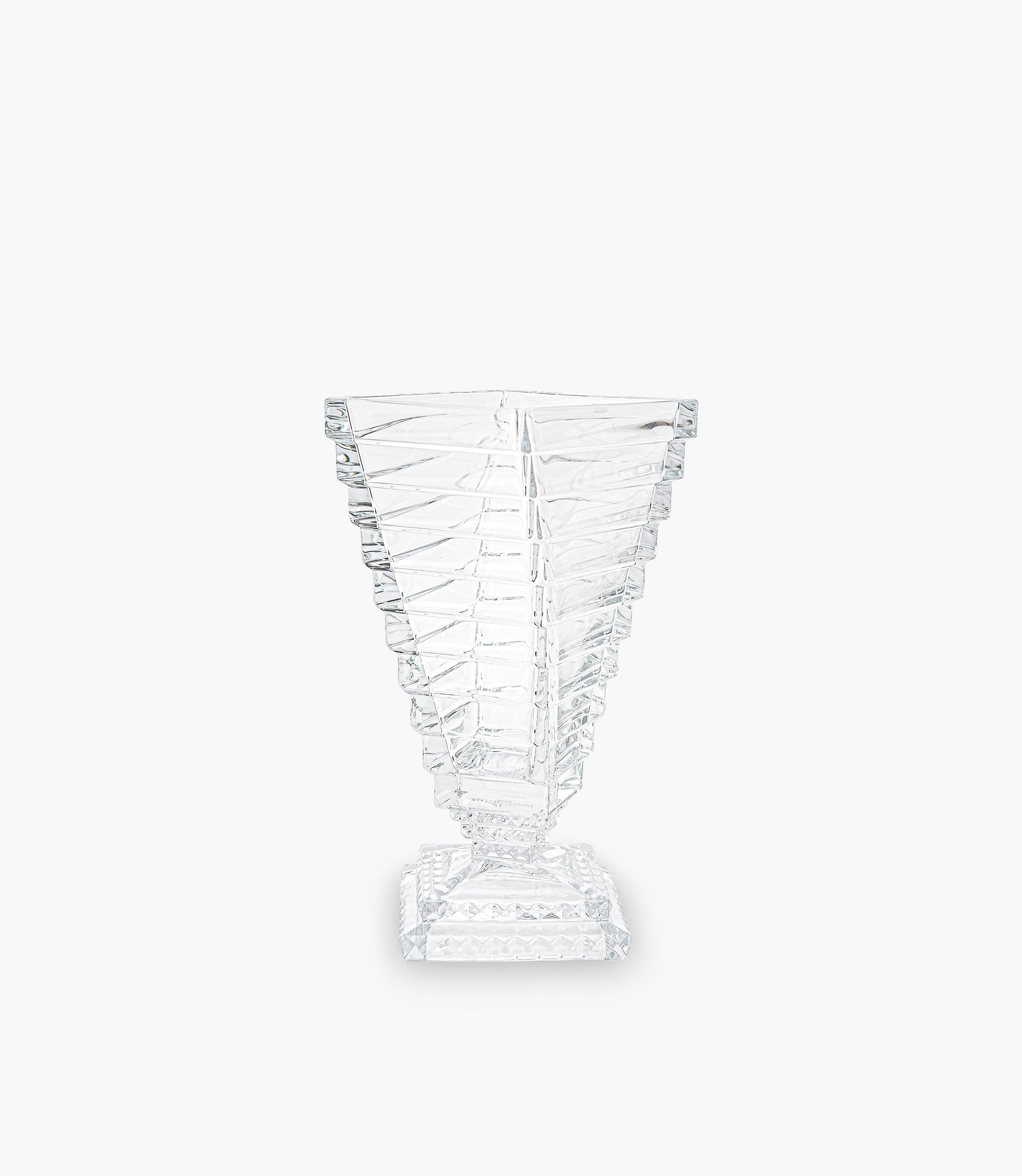 Spiral Crystal Vase– 2-Piece Set