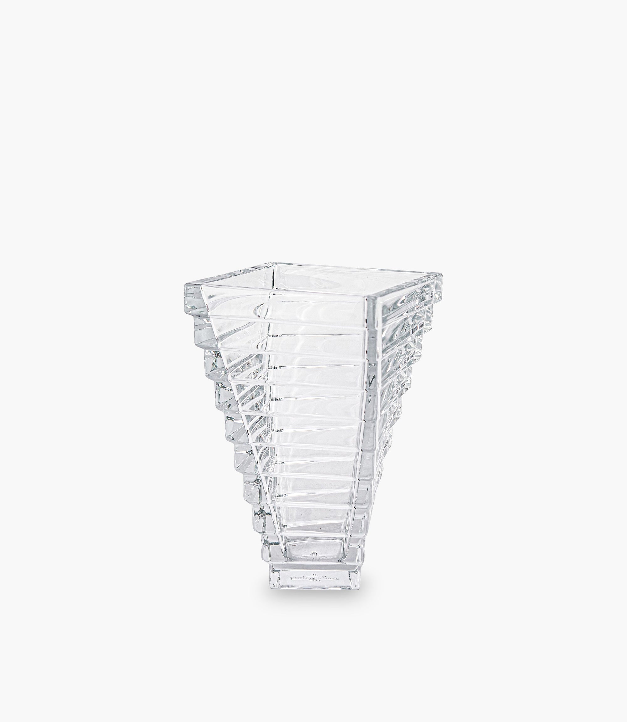 Spiral Crystal Vase– 2-Piece Set