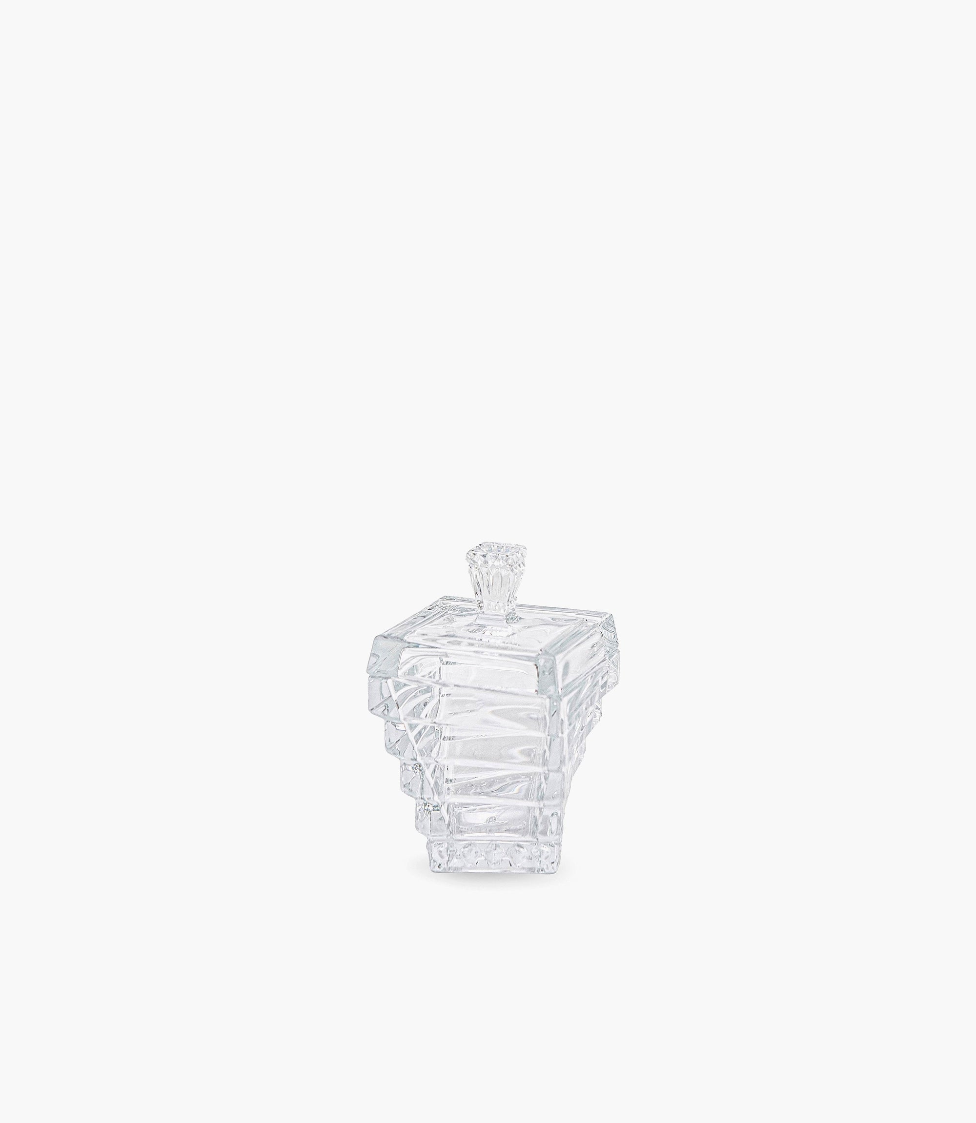 Spiral Crystal Rectangular Tray &amp; Containers – 3-Piece Set