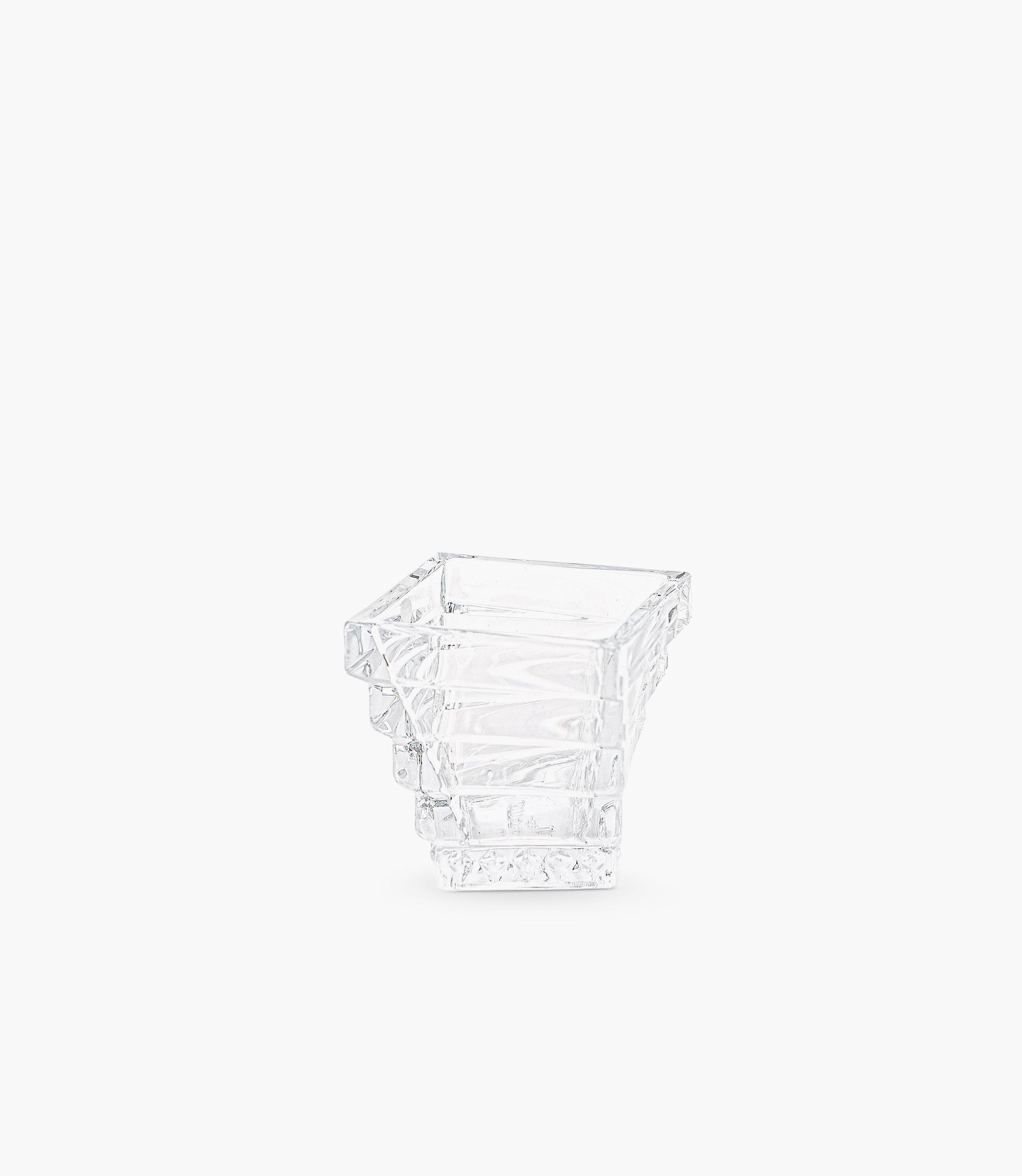 Spiral Crystal Rectangular Tray &amp; Bowl– 3-Piece Set