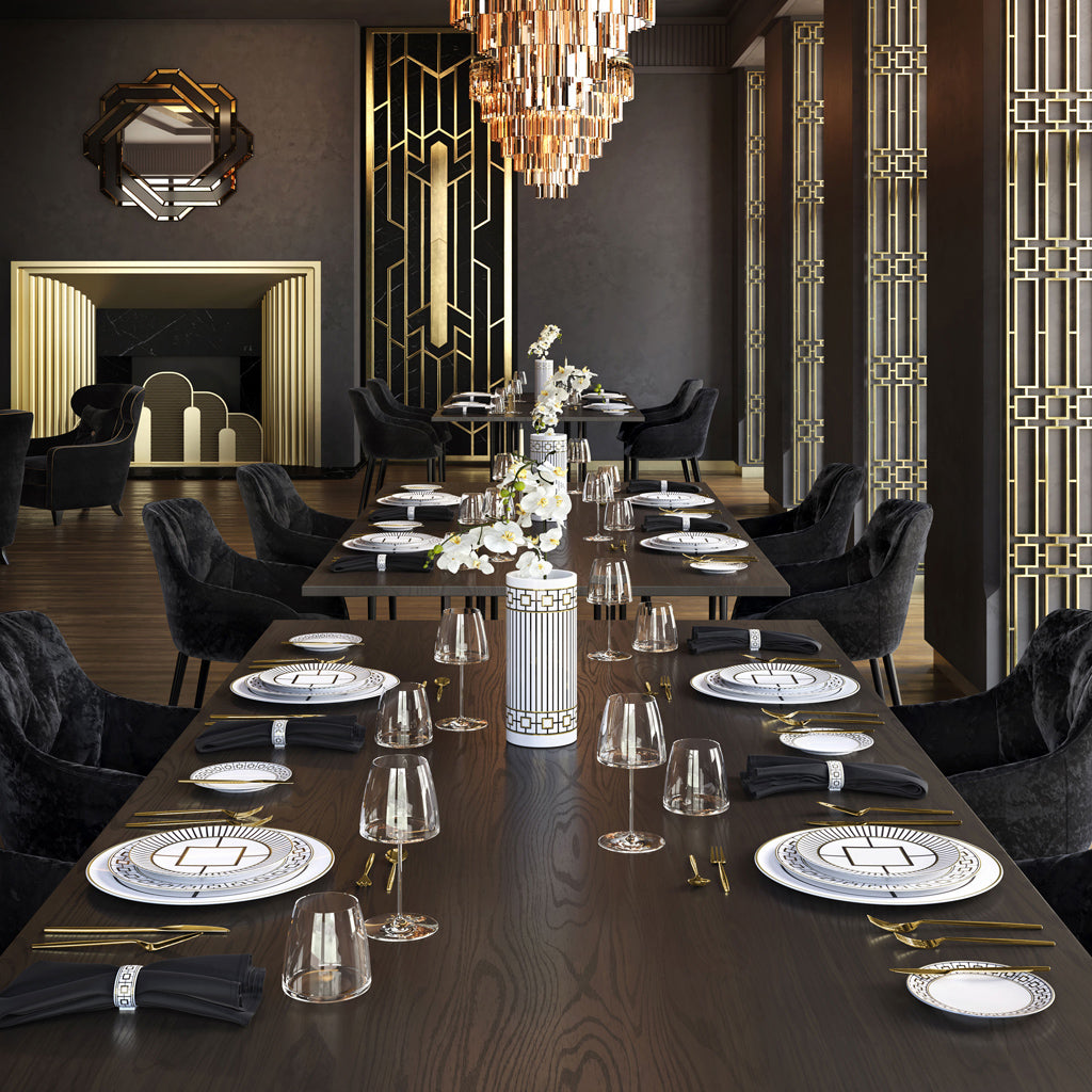 MetroChic Dinner Set- 37 Pcs for 6 Persons