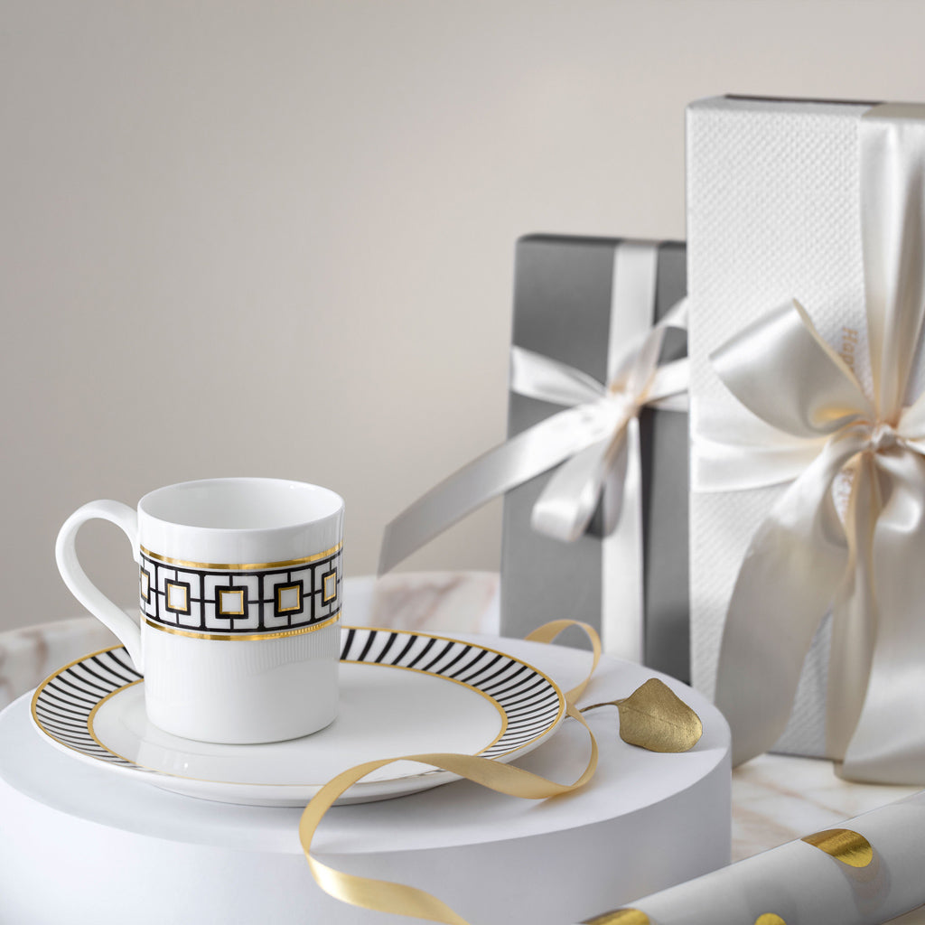 Metrochic Coffee Cup &amp; Saucer – Set of 6