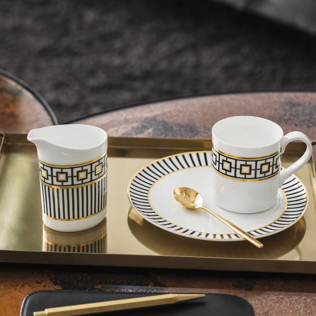 Metrochic Espresso Cup &amp; Saucer – Set of 6