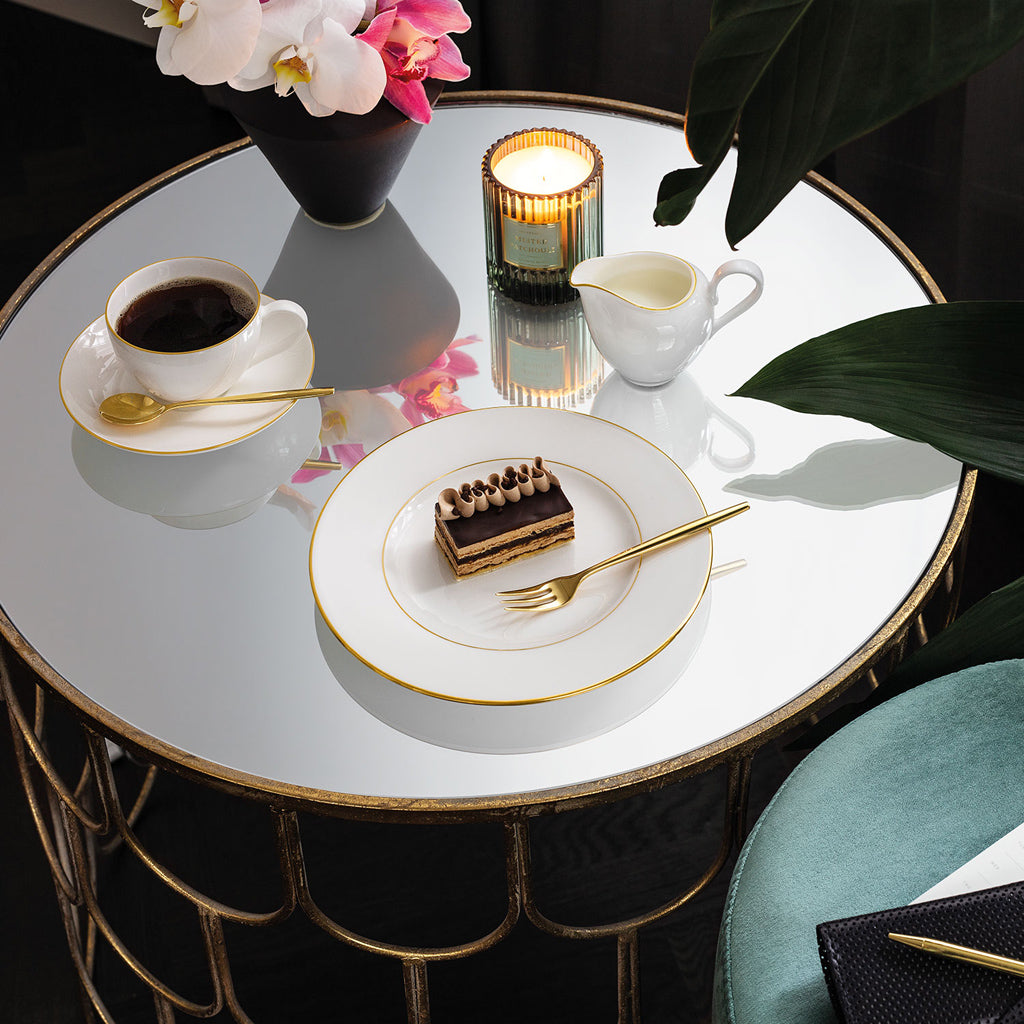 Anmut Gold Dinner Set- 38 Pcs for 6 Persons