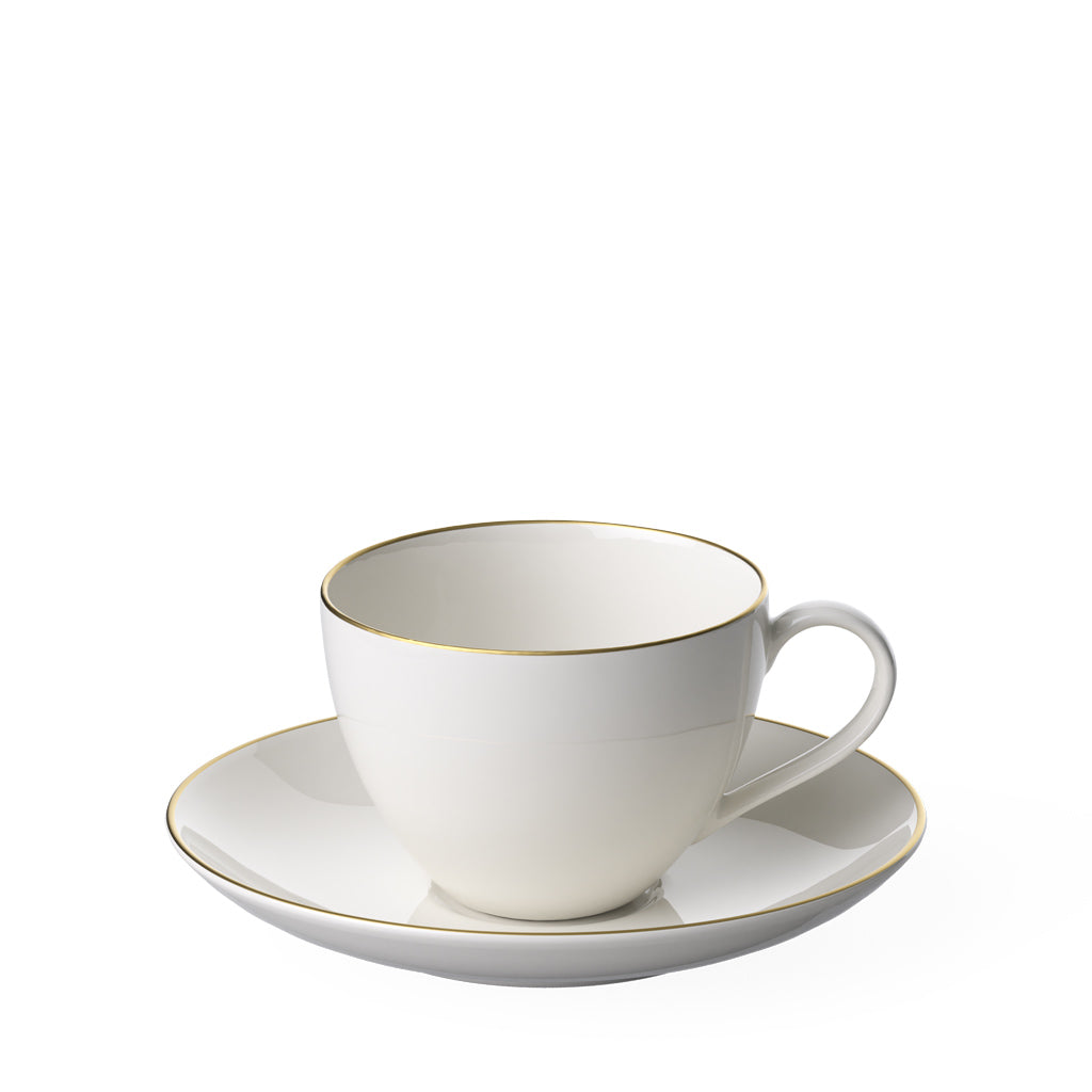 Anmut Gold Coffee cup &amp; Saucer – Set of 6