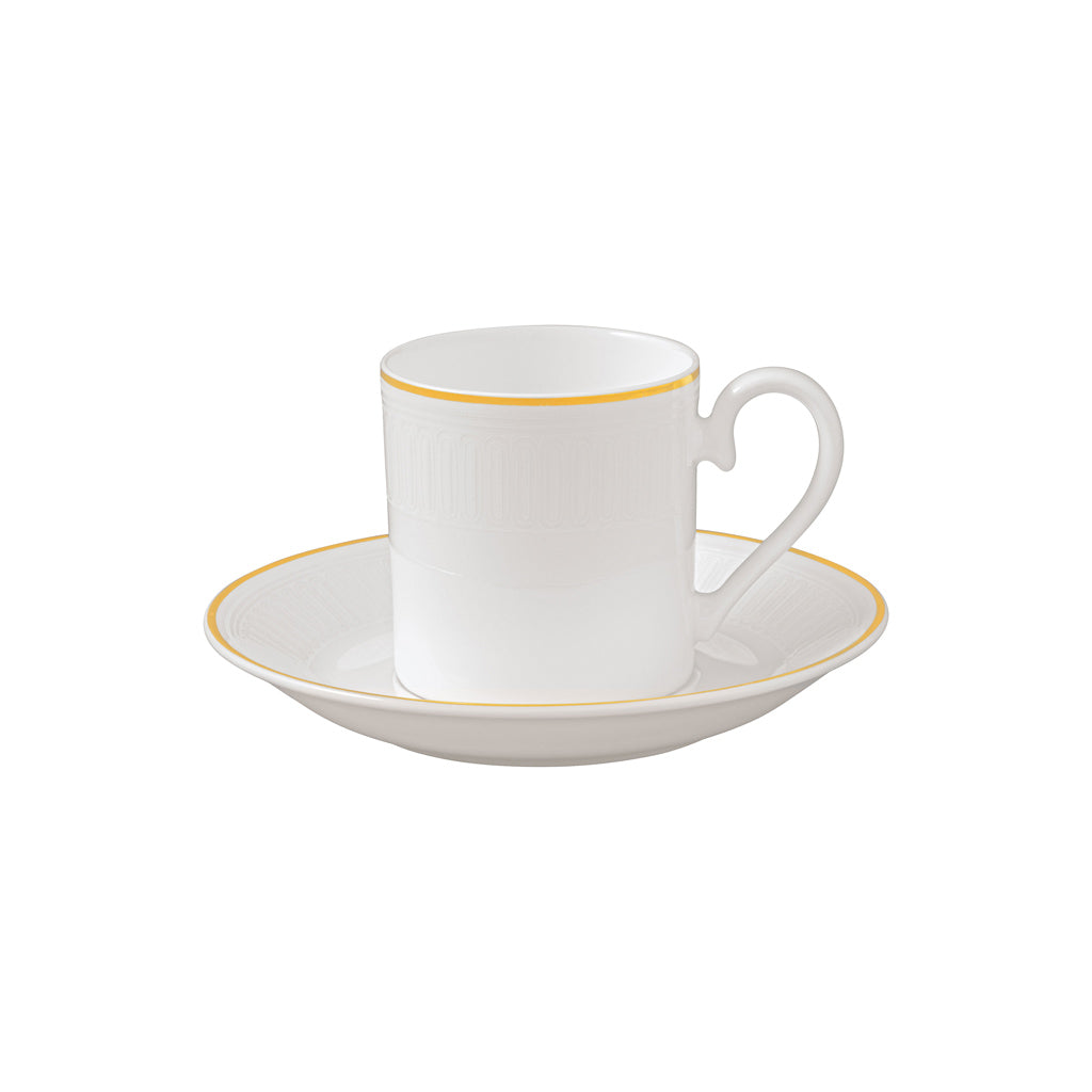 Chateau Espresso Cup &amp; Saucer – Set of 6