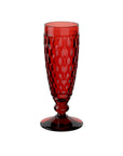 Boston Coloured Bubbly Drink Flute Red120 ml