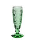 Boston Coloured Bubbly Drink Flute Green 120 ml