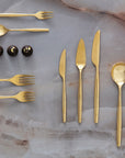 Metrochic D’Or Cutlery Set of 30 pieces