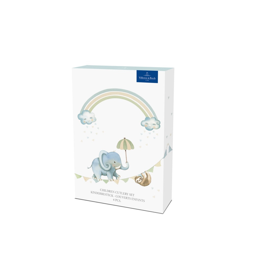 Walk Like An Elephant Children Cutlery Set 4Pcs