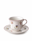 Petite Fleur Espresso Cup & Saucer – Set of 6