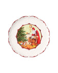 Toy's Fantasy Plate Round, Santa & Kids