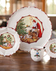 Toy's Fantasy Plate Round, Santa & Kids