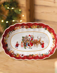 Toy's Fantasy Bowl oval large, Santa & Kids