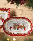 Toy's Fantasy Bowl oval large, Santa & Kids