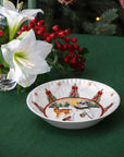 Toy's Delight Small Bowl, Snowman With Animals