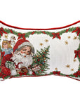 Toy's Delight Gobelin Reversible Cushion, Santa
