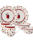 Toy's Delight Breakfast Set Santa, 6pieces