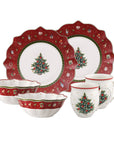 Toy's Delight Breakfast set for 2 in red,  6 pieces