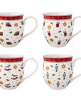 Toy's Delight Anniversary Mug set of 4 pieces