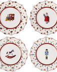 Toy's Delight Anniversary Plate set 4pieces