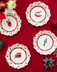 Toy's Delight Anniversary Plate set 4pieces