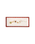 Winter Bakery Delight Cake Plate Rectangular