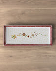 Winter Bakery Delight Cake Plate Rectangular