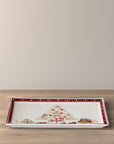 Winter Bakery Delight Rectangular Cake Platter Large