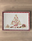 Winter Bakery Delight Rectangular Cake Platter Large