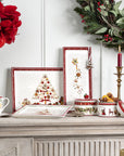 Winter Bakery Delight Rectangular Cake Platter Large