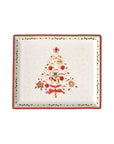 Winter Bakery Delight Rectangular Cake Platter Small