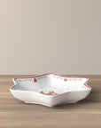 Winter Bakery Delight Star bowl medium, Gingerbread Village