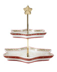 Winter Bakery Delight-Tray Stand Holly
