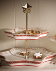 Winter Bakery Delight-Tray Stand Holly