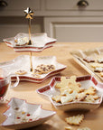 Winter Bakery Delight-Tray Stand Holly