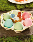 Spring Awakening Egg Plate Rooster & Hen, 20 cm