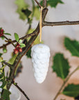 Winter Glow Pine Cone Ornament