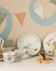 Walk Like An Elephant Children'S Crockery Set 3 Pcs.