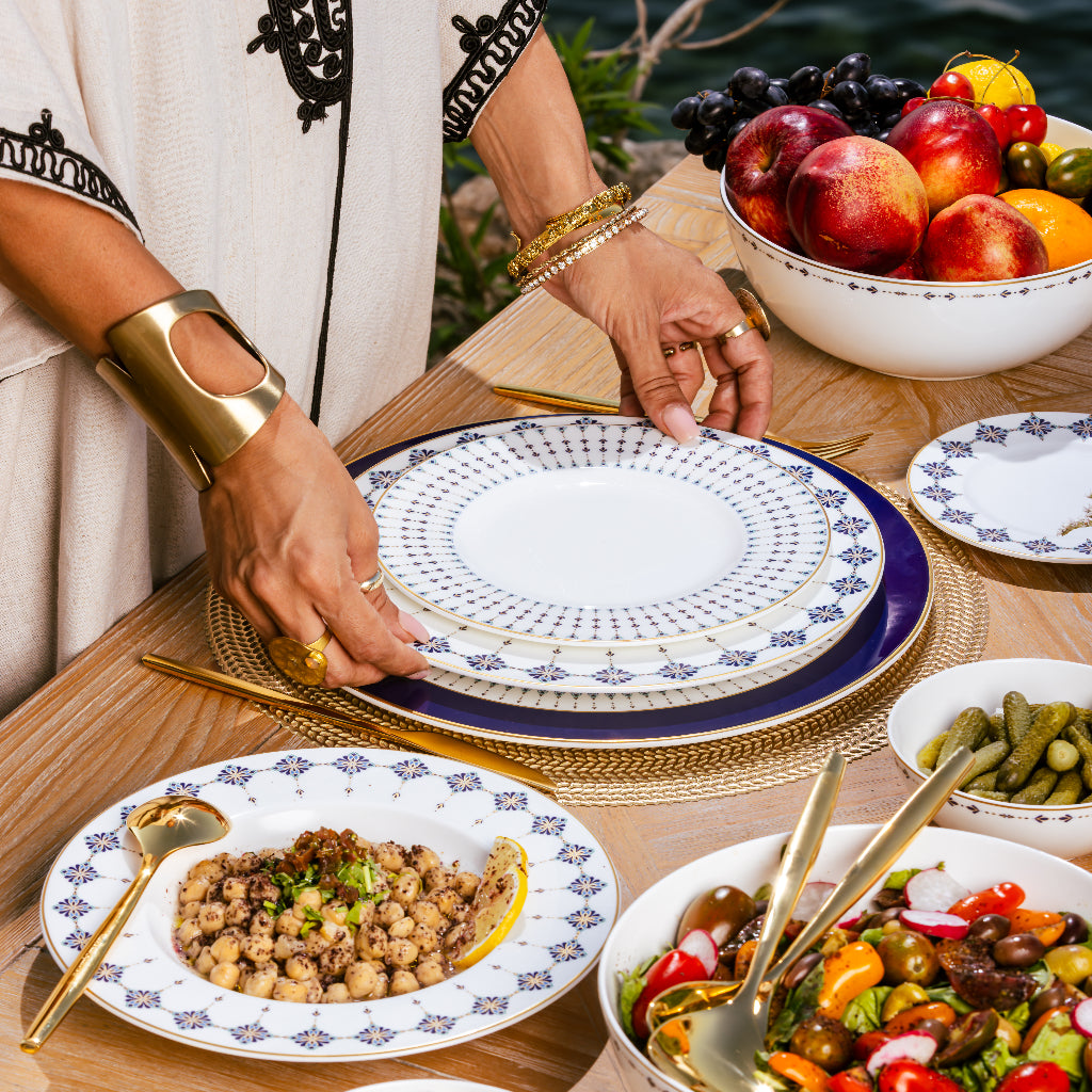 Azure Dinner Set- 38 Pcs for 6 Persons