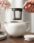 Afina Platinum Teapot w. cover/filter 175x115x90mm/0.5l