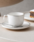Afina Platinum Saucer coffee cup 140x140x25mm/