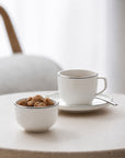Afina Platinum Saucer coffee cup 140x140x25mm/