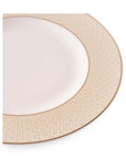 Geo Rose Beige & Gold Dinner Plate 28 cm