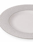 Geo Rose Grey & Platinum Dinner Plate 28 cm