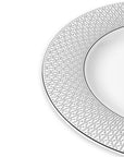Geo Rose Grey & Platinum Dinner Plate 28 cm