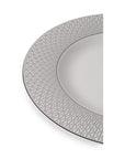 Geo Rose Grey & Platinum Dinner Plate 28 cm